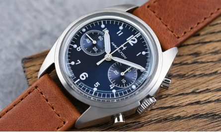 МЕХАНІЧНИЙ ХРОНОГРАФ HAMILTON KHAKI AVIATION PILOT PIONEER ТЕПЕР У СИНЬОМУ КОЛЬОРІ