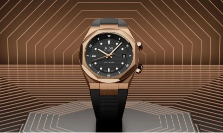 MIDO MULTIFORT 8 TWO CROWNS У РОЖЕВОМУ PVD