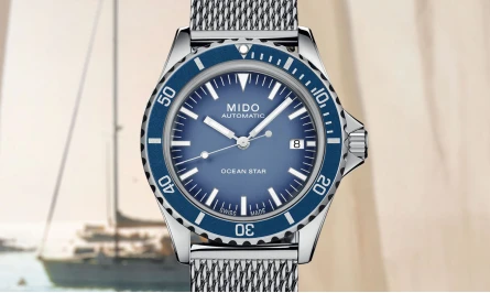 НОВЫЙ ГРАДИЕНТНО-СИНИЙ MIDO OCEAN STAR TRIBUTE