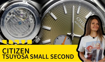 НОВОЕ ВИДЕО НА ЮТУБ-КАНАЛЕ: CITIZEN TSUYOSA SMALL SECOND