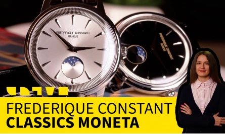 НОВОЕ ВИДЕО НА ЮТУБ-КАНАЛЕ: FREDERIQUE CONSTANT CLASSICS MONETA MOONPHASE