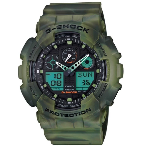 Чоловічий годинник CASIO G-SHOCK GA-100MM-3AER купити за ціною 0 грн на сайті - THEWATCH