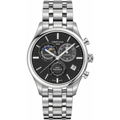 Чоловічий годинник CERTINA URBAN DS-8 CHRONOGRAPH MOON PHASE C033.450.11.051.00 купити за ціною 38420 грн на сайті - THEWATCH