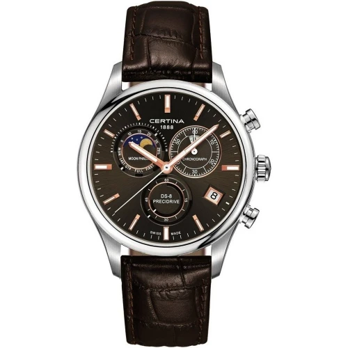 Мужские наручные часы CERTINA URBAN DS-8 CHRONOGRAPH MOON PHASE C033.450.16.081.00 купити за ціною 36920 грн на сайті - THEWATCH