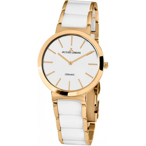 Женские наручные часы JACQUES LEMANS CERAMIC 1-1999D купить по цене 8980 грн на сайте - THEWATCH
