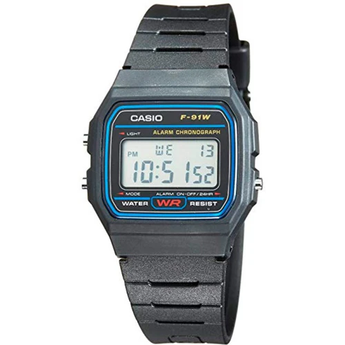 Чоловічий годинник CASIO RETRO F-91W-1YEF купити за ціною 0 грн на сайті - THEWATCH