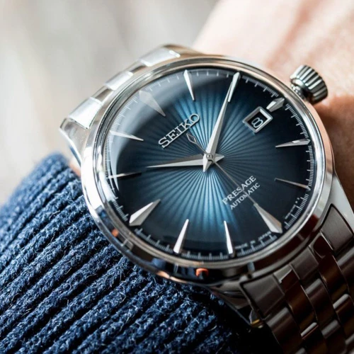 Чоловічий годинник SEIKO PRESAGE COCKTAIL TIME BLUE MOON SRPB41J1 купити за ціною 18100 грн на сайті - THEWATCH