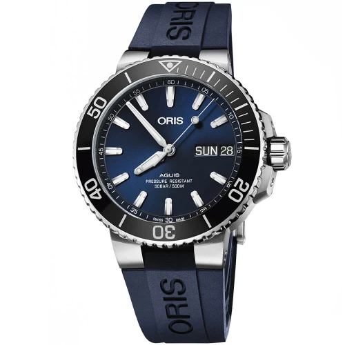 Чоловічий годинник ORIS AQUIS 01 752 7733 4135-07 4 24 65EB купити за ціною 0 грн на сайті - THEWATCH
