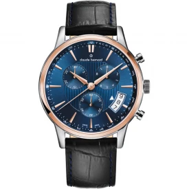 Мужские наручные часы CLAUDE BERNARD CLASSIC 01002 357R BUIR купить по цене 19138 грн на сайте - THEWATCH