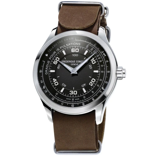 Чоловічий годинник FREDERIQUE CONSTANT HOROLOGICAL SMARTWATCH FC-282ABS5B6 купити за ціною 0 грн на сайті - THEWATCH