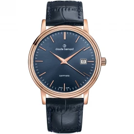 Мужские наручные часы CLAUDE BERNARD CLASSIC 53007 37R BUIR купить по цене 9405 грн на сайте - THEWATCH