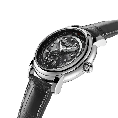 Чоловічий годинник FREDERIQUE CONSTANT CLASSIC WORLDTIMER MANUFACTURE FC-718DGWM4H6 купити за ціною 225630 грн на сайті - THEWATCH