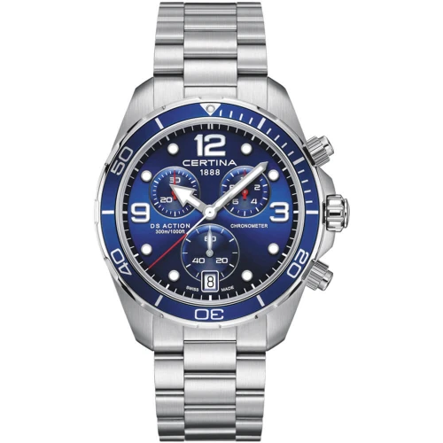 Мужские наручные часы CERTINA AQUA DS ACTION CHRONOGRAPH C032.434.11.047.00 купити за ціною 34180 грн на сайті - THEWATCH
