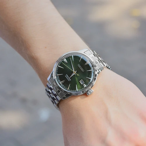 Чоловічий годинник SEIKO PRESAGE COCKTAIL TIME MOCKINGBIRD SRPE15J1 купити за ціною 18300 грн на сайті - THEWATCH