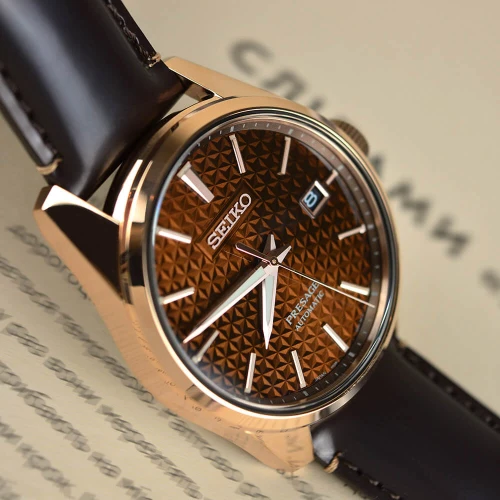 Чоловічий годинник SEIKO PRESAGE SHARP EDGED SUSUTAKE SPB170J1 купити за ціною 41100 грн на сайті - THEWATCH
