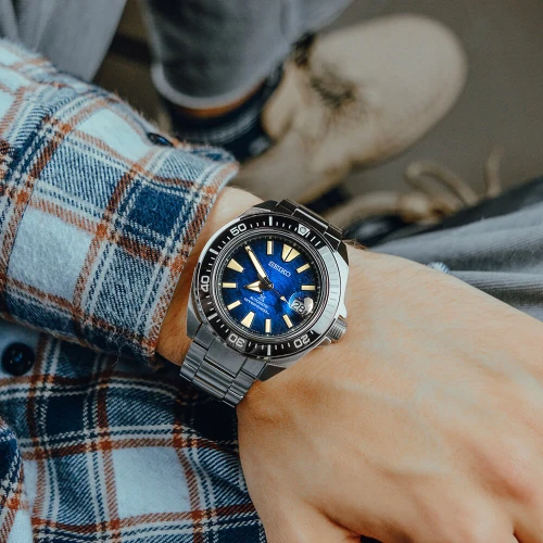 Чоловічий годинник SEIKO PROSPEX KING SAMURAI SAVE THE OCEAN MANTA RAY SRPE33K1 купити за ціною 33800 грн на сайті - THEWATCH