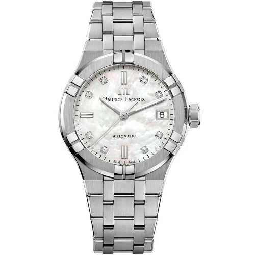 Женские наручные часы MAURICE LACROIX AIKON AUTOMATIC 35MM AI6006-SS002-170-1 купити за ціною 104060 грн на сайті - THEWATCH