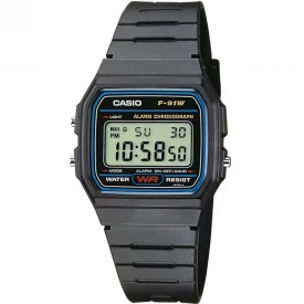 Чоловічий годинник CASIO F-91W-1YEG купити за ціною 1420 грн на сайті - THEWATCH