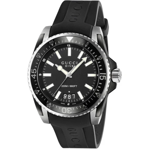 Мужские наручные часы GUCCI DIVE YA136204A купити за ціною 75330 грн на сайті - THEWATCH