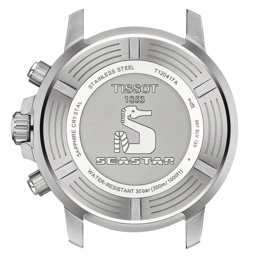 Чоловічий годинник TISSOT SEASTAR 1000 QUARTZ CHRONOGRAPH T120.417.11.091.01 купити за ціною 0 грн на сайті - THEWATCH