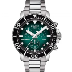 Чоловічий годинник TISSOT SEASTAR 1000 QUARTZ CHRONOGRAPH T120.417.11.091.01 купити за ціною 33520 грн на сайті - THEWATCH