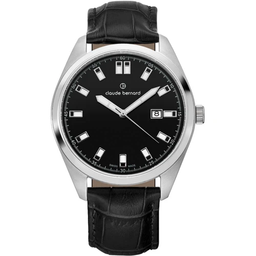 Чоловічий годинник CLAUDE BERNARD CLASSIC 53019 3CN NIN купити за ціною 8610 грн на сайті - THEWATCH