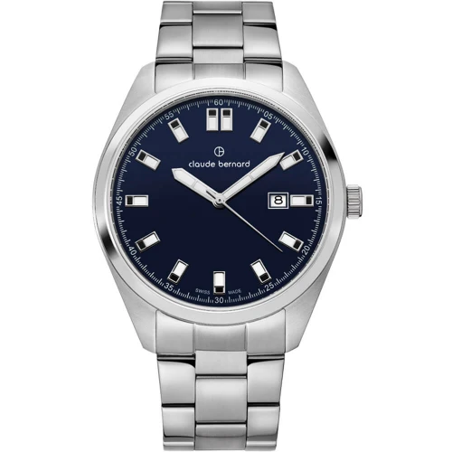 Чоловічий годинник CLAUDE BERNARD CLASSIC 53019 3M BUIDN купити за ціною 10038 грн на сайті - THEWATCH