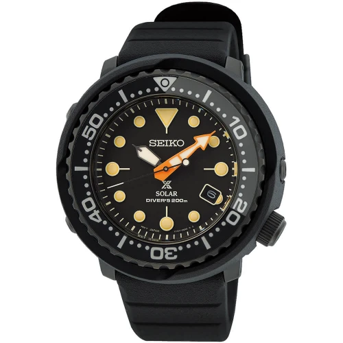 Чоловічий годинник SEIKO PROSPEX TUNA THE BLACK SERIES LIMITED EDITION SNE577P1 купити за ціною 0 грн на сайті - THEWATCH