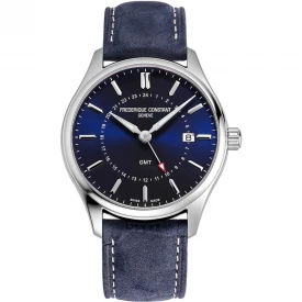 Чоловічий годинник FREDERIQUE CONSTANT CLASSICS QUARTZ GMT FC-252NS5B6 купити за ціною 53160 грн на сайті - THEWATCH