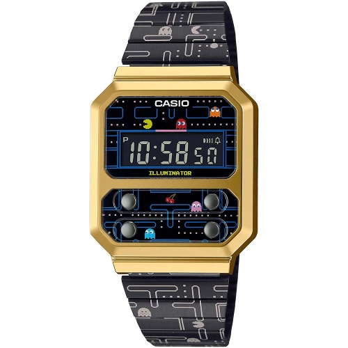 Чоловічий годинник CASIO VINTAGE X PAC-MAN A100WEPC-1BER купити за ціною 0 грн на сайті - THEWATCH