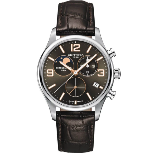 Мужские наручные часы CERTINA URBAN DS-8 MOON PHASE C033.460.16.087.00 купити за ціною 38420 грн на сайті - THEWATCH