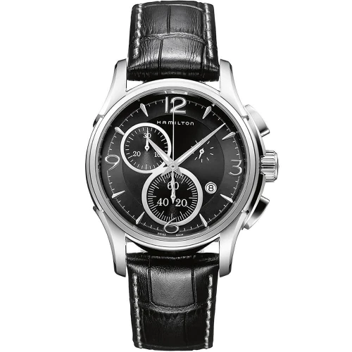 Мужские наручные часы HAMILTON JAZZMASTER CHRONO QUARTZ H32612735 купити за ціною 38480 грн на сайті - THEWATCH
