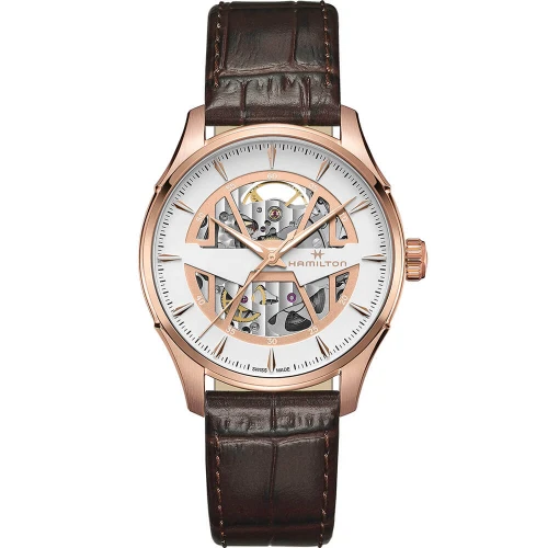 Чоловічий годинник HAMILTON JAZZMASTER SKELETON AUTO H42505510 купити за ціною 62680 грн на сайті - THEWATCH