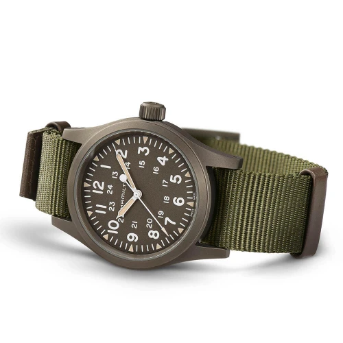 Мужские наручные часы HAMILTON KHAKI FIELD MECHANICAL 38MM H69449961 купити за ціною 30010 грн на сайті - THEWATCH