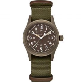 Мужские наручные часы HAMILTON KHAKI FIELD MECHANICAL 38MM H69449961 купить по цене 38670 грн на сайте - THEWATCH