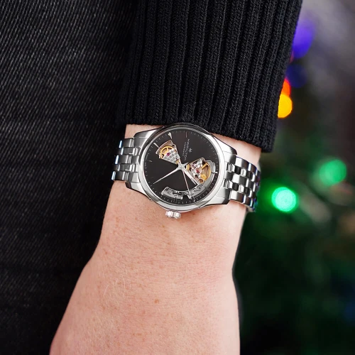 Женские наручные часы HAMILTON JAZZMASTER OPEN HEART LADY AUTO H32215130 купить по цене 62060 грн на сайте - THEWATCH