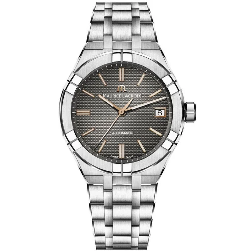 Мужские наручные часы MAURICE LACROIX AIKON AUTOMATIC 39MM AI6007-SS002-331-1 купити за ціною 99220 грн на сайті - THEWATCH