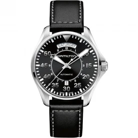Чоловічий годинник HAMILTON KHAKI AVIATION PILOT DAY DATE AUTO H64615735 купити за ціною 57380 грн на сайті - THEWATCH