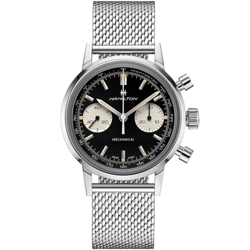 Мужские наручные часы HAMILTON AMERICAN CLASSIC INTRA-MATIC CHRONOGRAPH H H38429130 купити за ціною 100430 грн на сайті - THEWATCH