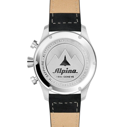 Чоловічий годинник ALPINA STARTIMER PILOT QUARTZ CHRONOGRAPH BIG DATE AL-372NB4S6 купити за ціною 49240 грн на сайті - THEWATCH