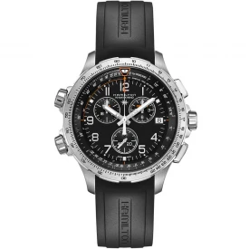 Чоловічий годинник HAMILTON KHAKI AVIATION X-WIND GMT CHRONO QUARTZ H77912335 купити за ціною 62060 грн на сайті - THEWATCH