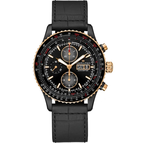 Мужские наручные часы HAMILTON KHAKI AVIATION CONVERTER AUTO CHRONO H76736730 купити за ціною 104060 грн на сайті - THEWATCH