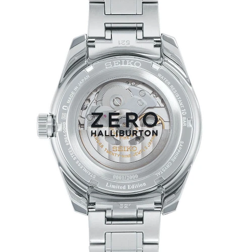 Чоловічий годинник SEIKO PRESAGE SHARP EDGED GMT ZERO HALLIBURTON LIMITED EDITION SPB269J1 купити за ціною 0 грн на сайті - THEWATCH