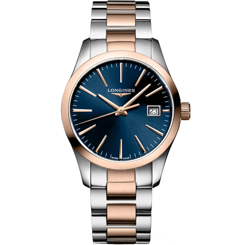 Женские наручные часы LONGINES CONQUEST CLASSIC L2.386.3.92.7 купити за ціною 58190 грн на сайті - THEWATCH