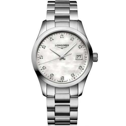 Женские наручные часы LONGINES CONQUEST CLASSIC L2.386.4.87.6 купити за ціною 68310 грн на сайті - THEWATCH