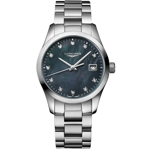 Женские наручные часы LONGINES CONQUEST CLASSIC L2.386.4.88.6 купити за ціною 68310 грн на сайті - THEWATCH
