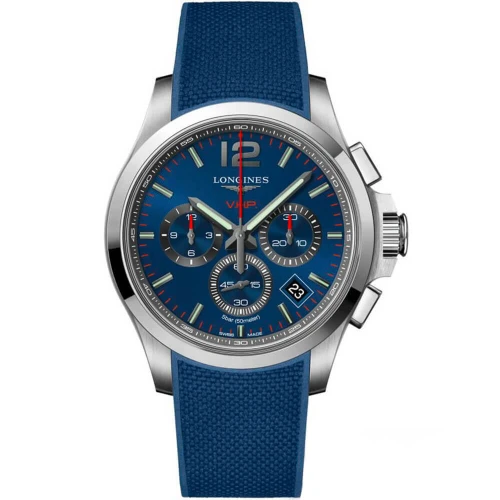 Чоловічий годинник LONGINES CONQUEST V.H.P. L3.717.4.96.9 купити за ціною 83490 грн на сайті - THEWATCH