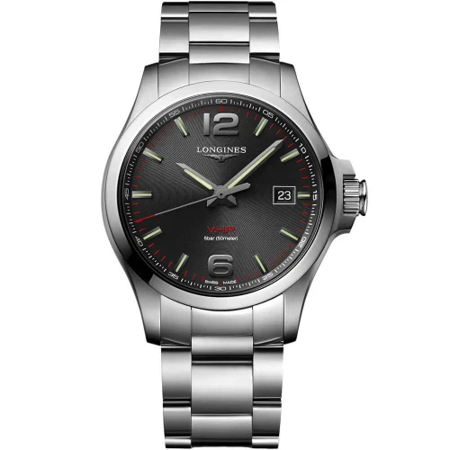 Мужские наручные часы LONGINES CONQUEST V.H.P. L3.726.4.56.6 купити за ціною 53130 грн на сайті - THEWATCH