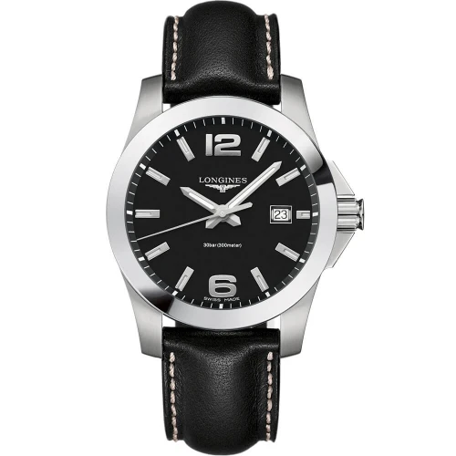 Чоловічий годинник LONGINES CONQUEST L3.759.4.58.3 купити за ціною 40480 грн на сайті - THEWATCH