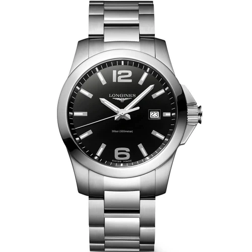 Чоловічий годинник LONGINES CONQUEST L3.759.4.58.6 купити за ціною 52160 грн на сайті - THEWATCH
